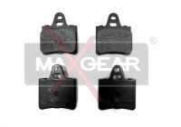 Bromsbeläggssats, skivbroms 19-0400 Maxgear
