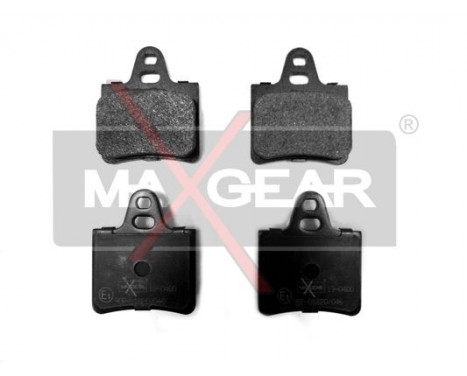 Bromsbeläggssats, skivbroms 19-0400 Maxgear