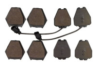 Bromsbeläggssats, skivbroms 19-1121 Maxgear