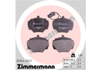 Bromsbeläggssats, skivbroms 20344.145.1 Zimmermann