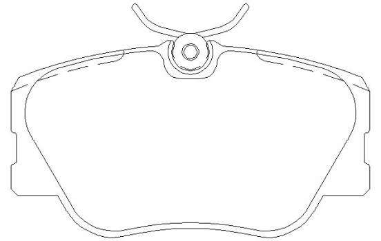 Bromsbeläggssats, skivbroms 2094102 Textar
