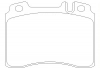 Bromsbeläggssats, skivbroms 2115307 Textar