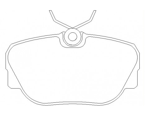 Bromsbeläggssats, skivbroms 2117302 Textar