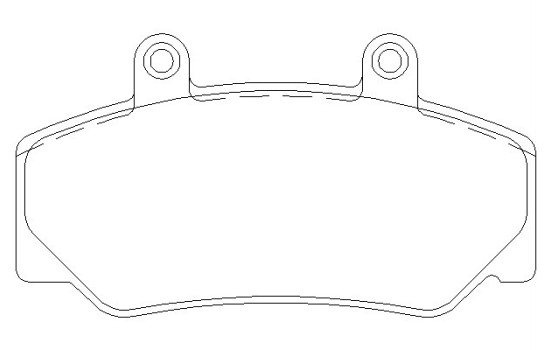 Bromsbeläggssats, skivbroms 2123302 Textar