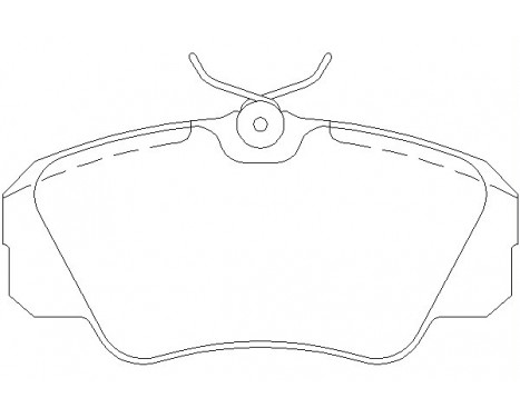 Bromsbeläggssats, skivbroms 2136801 Textar