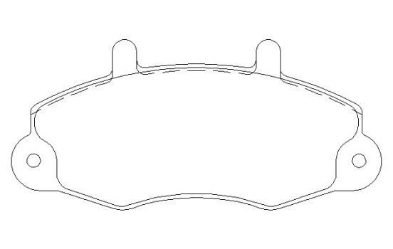 Bromsbeläggssats, skivbroms 2147001 Textar