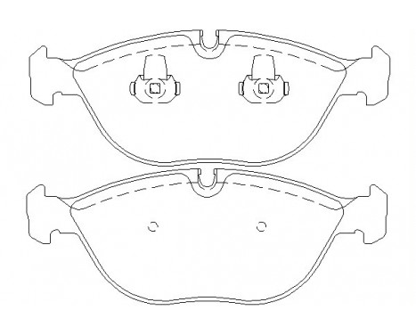 Bromsbeläggssats, skivbroms 2148401 Textar