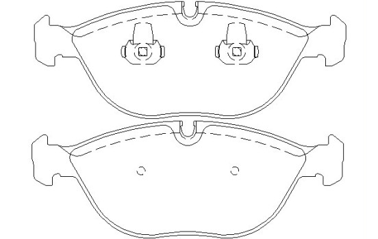 Bromsbeläggssats, skivbroms 2148401 Textar