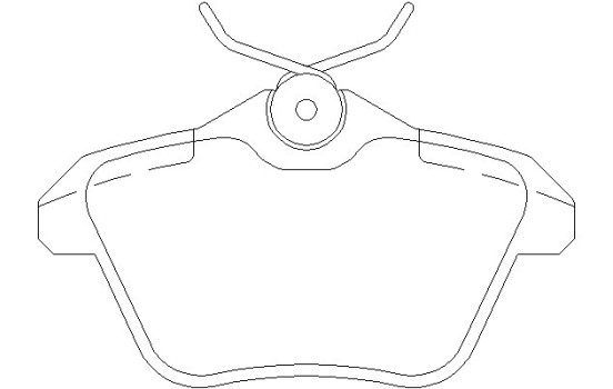 Bromsbeläggssats, skivbroms 2160601 Textar