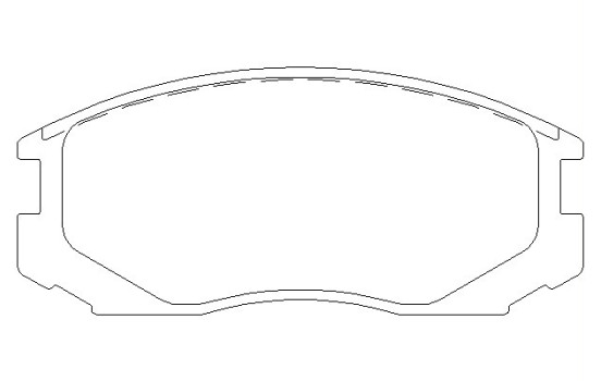 Bromsbeläggssats, skivbroms 2165001 Textar