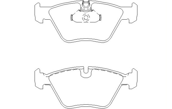 Bromsbeläggssats, skivbroms 2167703 Textar