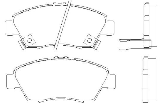 Bromsbeläggssats, skivbroms 2169401 Textar
