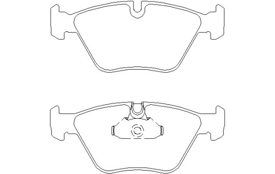 Bromsbeläggssats, skivbroms 2199003 Textar