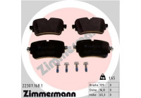 Bromsbeläggssats, skivbroms 22307.168.1 Zimmermann