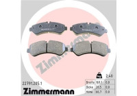 Bromsbeläggssats, skivbroms 22791.205.1 Zimmermann
