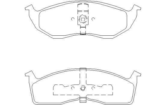 Bromsbeläggssats, skivbroms 2304301 Textar
