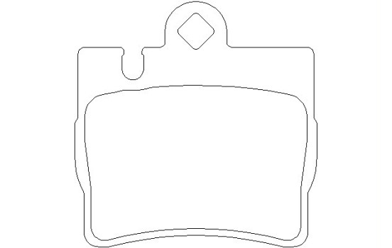 Bromsbeläggssats, skivbroms 2307801 Textar