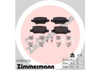 Bromsbeläggssats, skivbroms 23138.145.2 Zimmermann