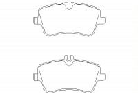 Bromsbeläggssats, skivbroms 2314402 Textar