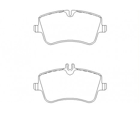 Bromsbeläggssats, skivbroms 2314402 Textar