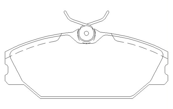 Bromsbeläggssats, skivbroms 2317203 Textar