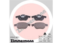 Bromsbeläggssats, skivbroms 23245.180.1 Zimmermann