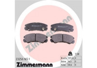 Bromsbeläggssats, skivbroms 23250.165.1 Zimmermann