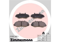 Bromsbeläggssats, skivbroms 23302.180.1 Zimmermann