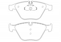 Bromsbeläggssats, skivbroms 2331211 Textar