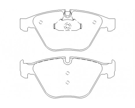 Bromsbeläggssats, skivbroms 2331211 Textar