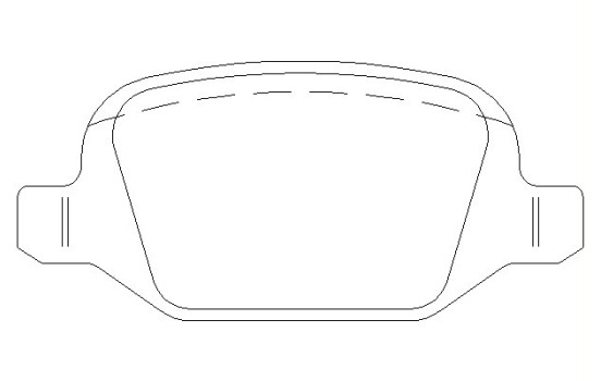 Bromsbeläggssats, skivbroms 2351703 Textar