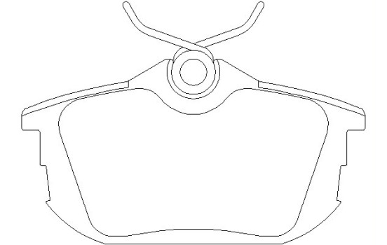 Bromsbeläggssats, skivbroms 2354901 Textar