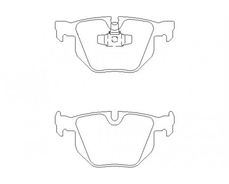 Bromsbeläggssats, skivbroms 2355001 Textar