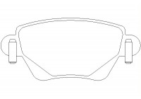 Bromsbeläggssats, skivbroms 2355701 Textar