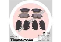 Bromsbeläggssats, skivbroms 23581.190.1 Zimmermann