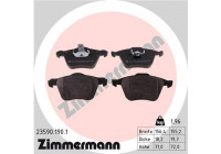 Bromsbeläggssats, skivbroms 23590.190.1 Zimmermann