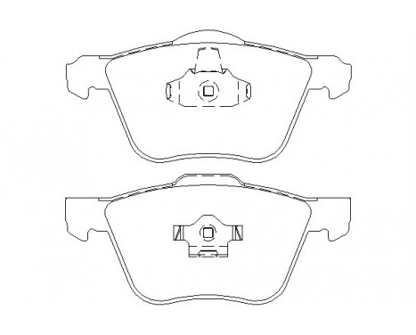 Bromsbeläggssats, skivbroms 2359001 Textar