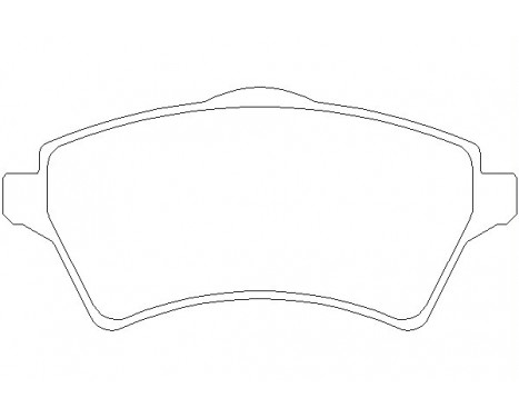 Bromsbeläggssats, skivbroms 2361501 Textar