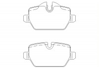 Bromsbeläggssats, skivbroms 2362303 Textar