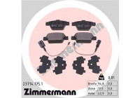 Bromsbeläggssats, skivbroms 23714.175.1 Zimmermann
