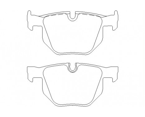 Bromsbeläggssats, skivbroms 2373201 Textar