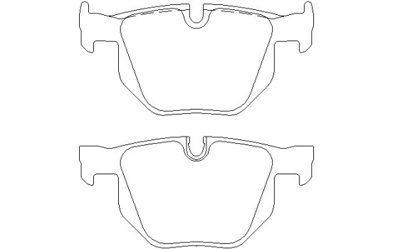 Bromsbeläggssats, skivbroms 2373201 Textar