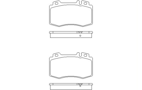 Bromsbeläggssats, skivbroms 2374502 Textar