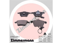 Bromsbeläggssats, skivbroms 23762.200.1 Zimmermann