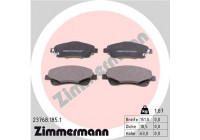 Bromsbeläggssats, skivbroms 23768.185.1 Zimmermann