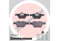 Bromsbeläggssats, skivbroms 23793.200.1 Zimmermann
