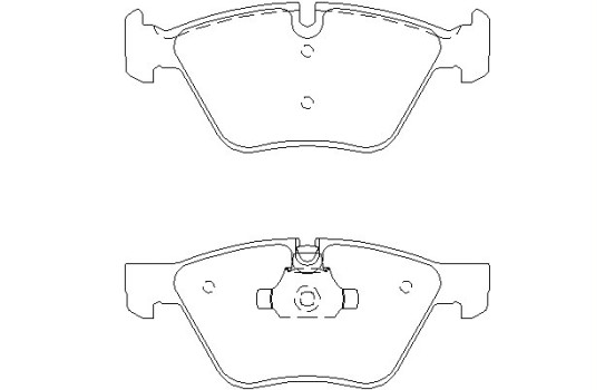 Bromsbeläggssats, skivbroms 2379401 Textar