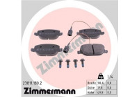 Bromsbeläggssats, skivbroms 23811.180.2 Zimmermann