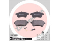 Bromsbeläggssats, skivbroms 23881.200.2 Zimmermann
