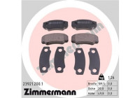 Bromsbeläggssats, skivbroms 23921.200.1 Zimmermann